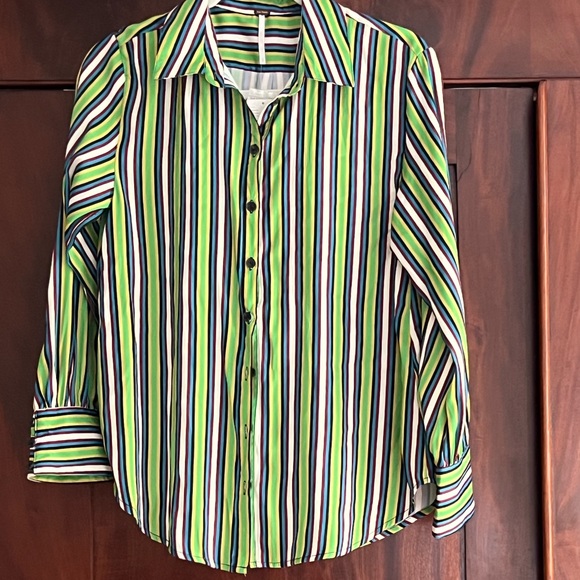 NWT Free People Striped Button Up Size Small - Picture 1 of 6